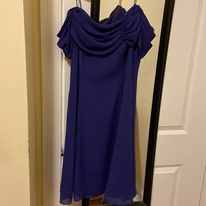 Purple formal lines dress